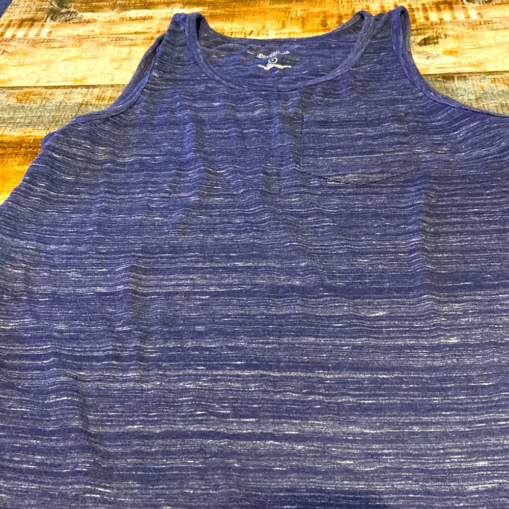 Good fellow tank top blue size large